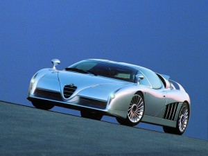 1997 Italdesign Scighera Concept based around Alfa Romeo's 164 had twin turbo V6 power and four wheel drive