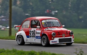 Fiat Abarth 1000TC with typical open engine cover. This actually aided aerodynamics.